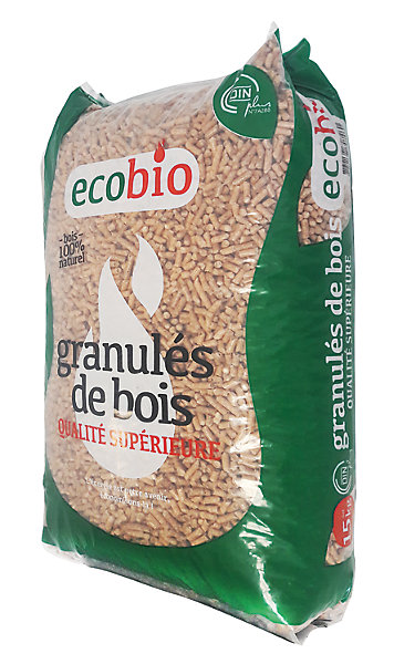 Granulés de Bois Bio - Sac 15 kg