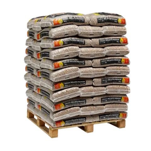 Granulés Feuillus Premium - Palette 66 sacs